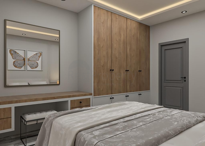 Wohnkomplex in der Endphase des Baus im Gebiet von Cesmeli