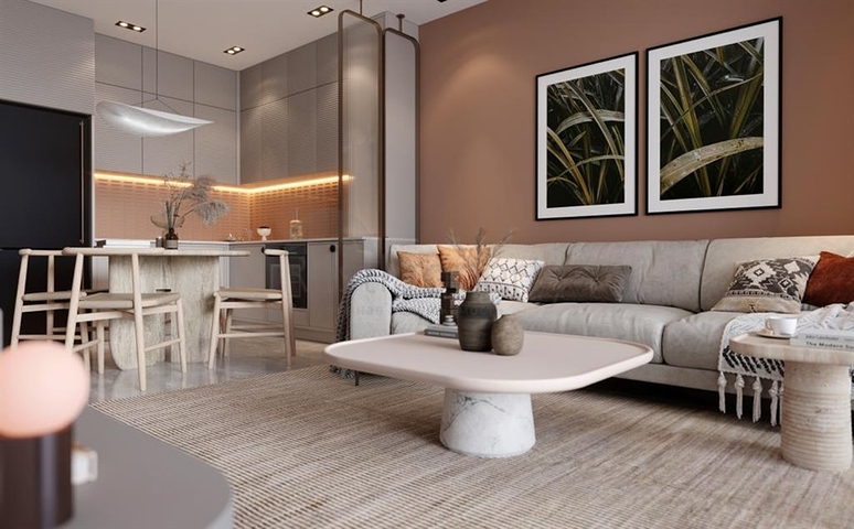 Eine groß angelegte Wohnanlage in der Bauphase im Stadtteil Arpachbachschisch