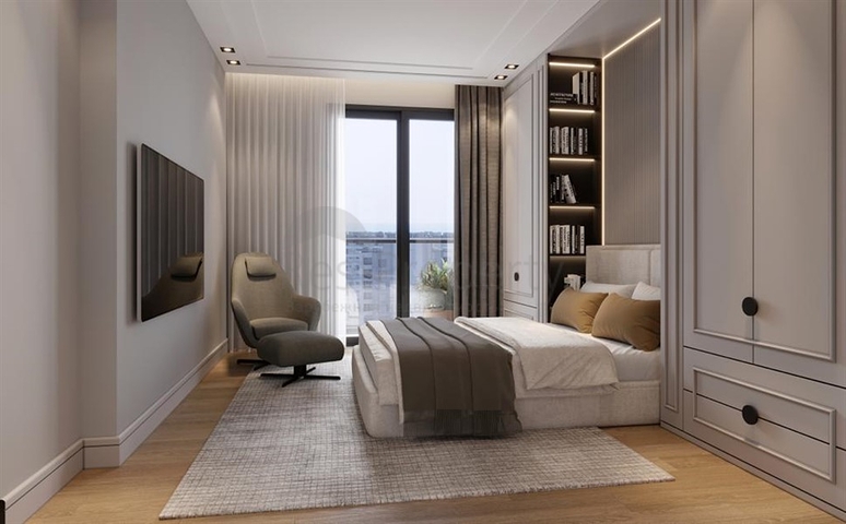 Eine groß angelegte Wohnanlage in der Bauphase im Stadtteil Arpachbachschisch