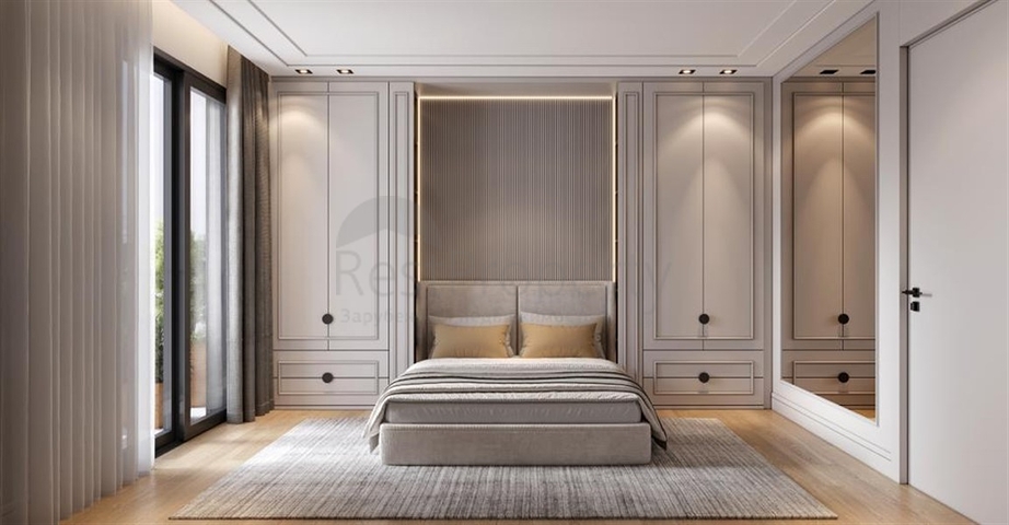 Eine groß angelegte Wohnanlage in der Bauphase im Stadtteil Arpachbachschisch