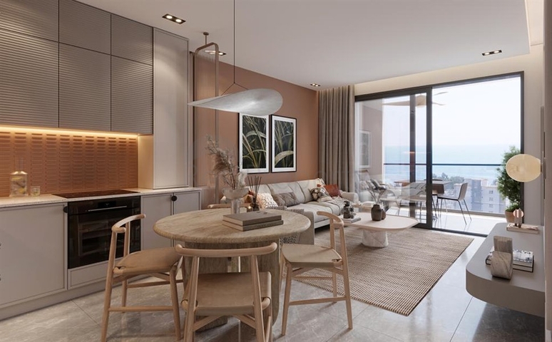 Eine groß angelegte Wohnanlage in der Bauphase im Stadtteil Arpachbachschisch