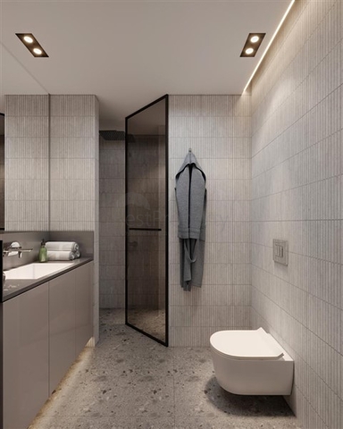 Eine groß angelegte Wohnanlage in der Bauphase im Stadtteil Arpachbachschisch