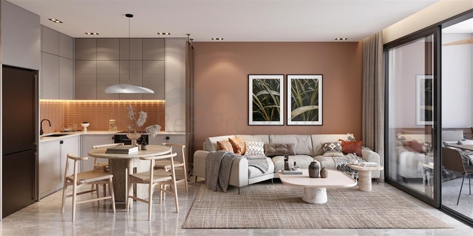 Eine groß angelegte Wohnanlage in der Bauphase im Stadtteil Arpachbachschisch