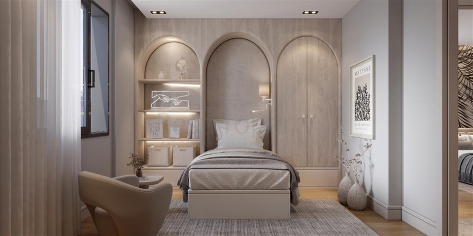 Eine groß angelegte Wohnanlage in der Bauphase im Stadtteil Arpachbachschisch