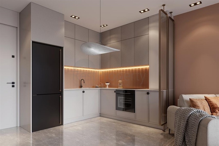 Eine groß angelegte Wohnanlage in der Bauphase im Stadtteil Arpachbachschisch