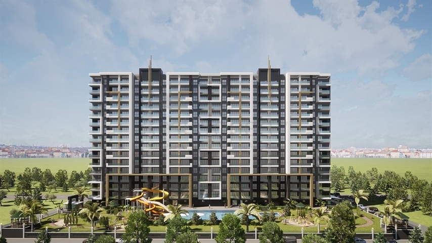 Wohnungen in einem im Bau befindlichen Premium-Segment-Komplex, 150 Meter vom Meer entfernt