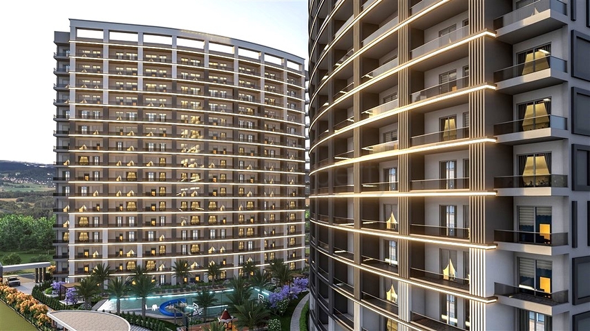 Apartments mit Hotelinfrastruktur im Stadtteil Erdemli