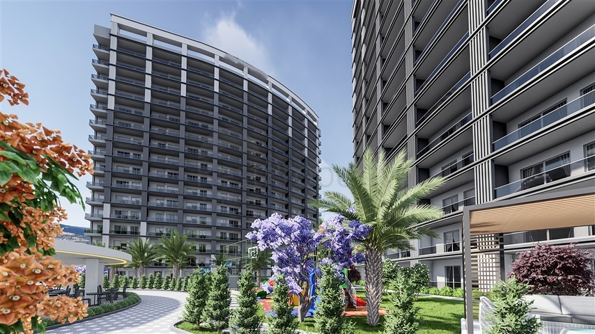 Apartments mit Hotelinfrastruktur im Stadtteil Erdemli