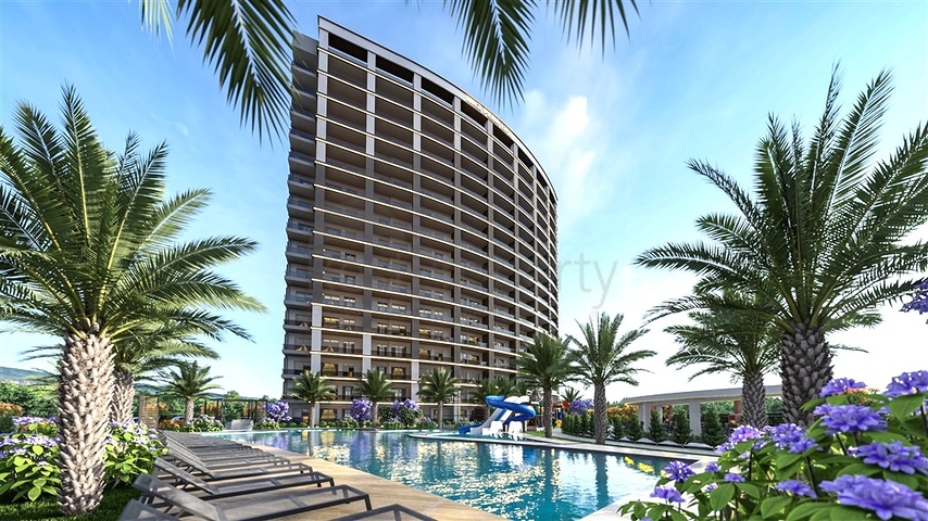 Apartments mit Hotelinfrastruktur im Stadtteil Erdemli