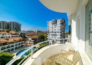 Große Wohnung 2+1 zum Leben in einem offenen Wohngebiet von Tosmur