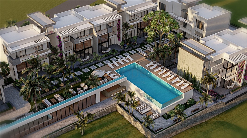 Penthouse 250 m vom Mittelmeer entfernt in der malerischen Gegend von Esentepe 