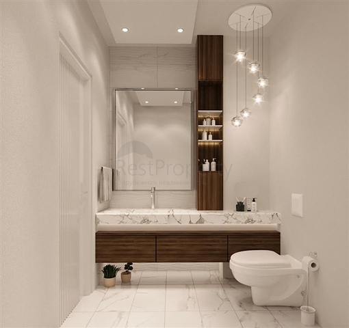 Penthouse 250 m vom Mittelmeer entfernt in der malerischen Gegend von Esentepe 