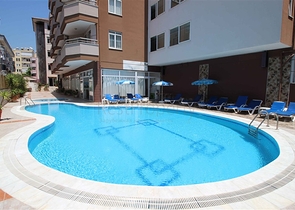 Möblierte 1+1-Wohnung im Stadtteil Oba