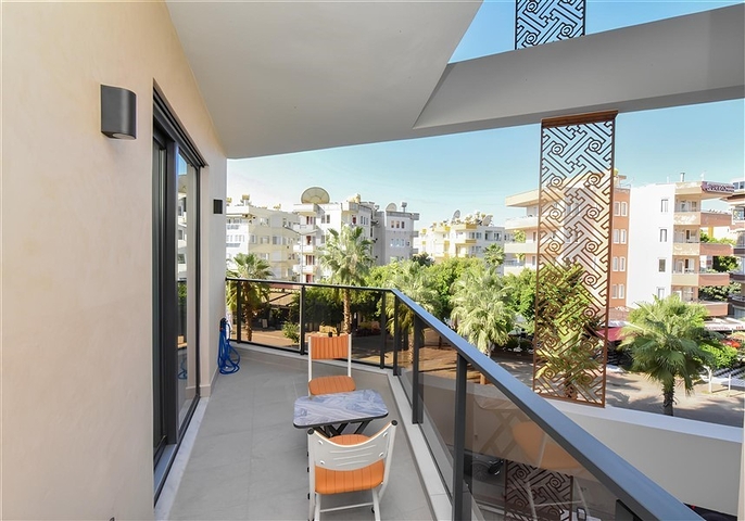 1+1 voll ausgestattete Wohnung zu Fuß vom Meer entfernt 