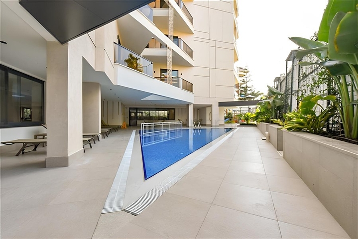 1+1 voll ausgestattete Wohnung zu Fuß vom Meer entfernt 