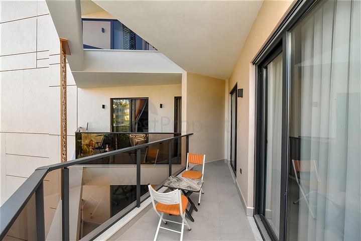 1+1 voll ausgestattete Wohnung zu Fuß vom Meer entfernt 