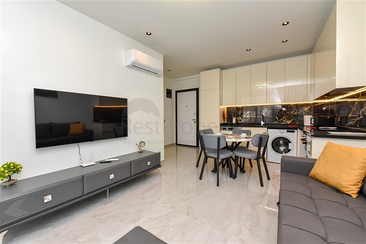 1+1 voll ausgestattete Wohnung zu Fuß vom Meer entfernt 