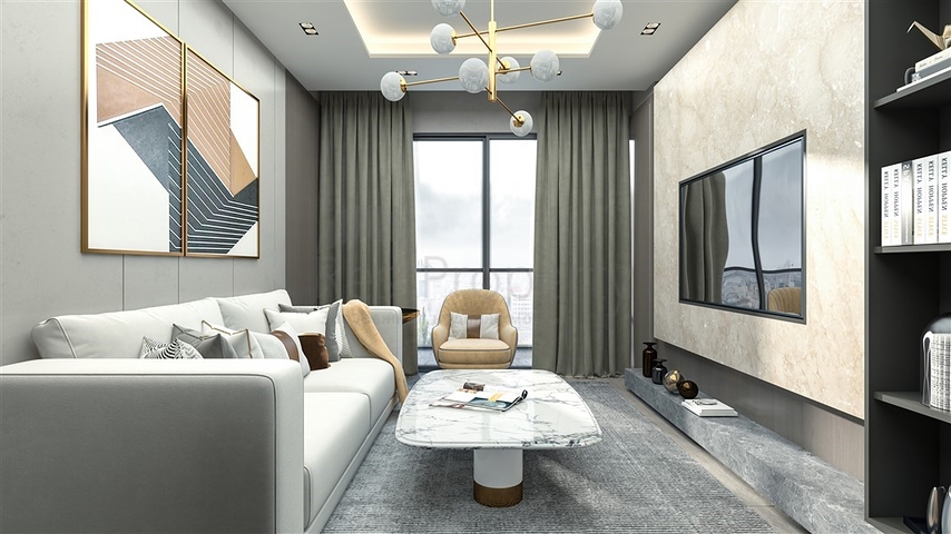 Ein neuer Premium-Komplex, 500 Meter vom Meer entfernt, im Stadtteil Tomyuk