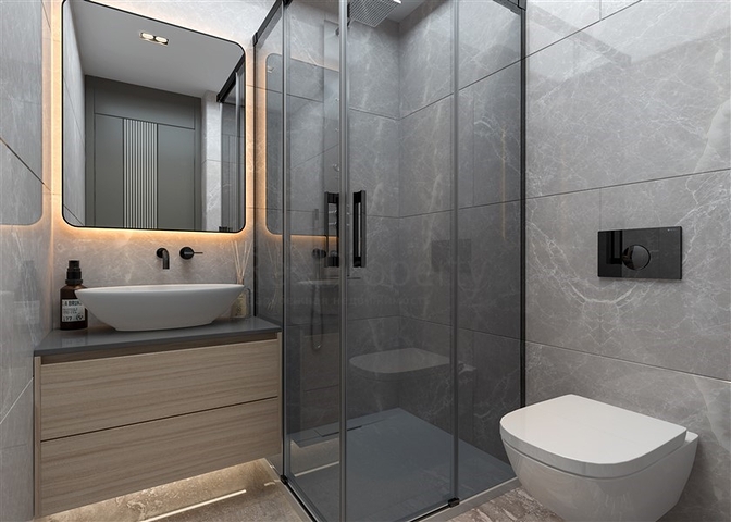 Ein neuer Premium-Komplex, 500 Meter vom Meer entfernt, im Stadtteil Tomyuk