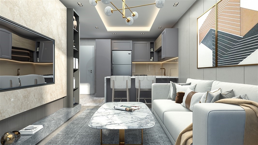 Ein neuer Premium-Komplex, 500 Meter vom Meer entfernt, im Stadtteil Tomyuk