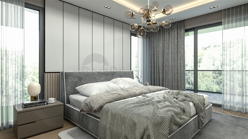 Im Bau befindliche Villen mit privatem Pool in Tomük Erdemli