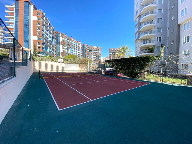 Möblierte 2+1-Wohnung im Schlafbereich von Alanya