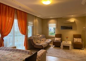 Möblierte 2+1-Wohnung im Schlafbereich von Alanya