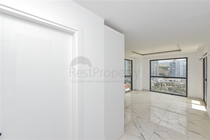 1+1 Wohnung mit Berg- und Meerblick im Stadtteil Mahmutlar