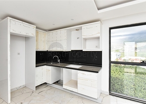 1+1 Wohnung mit Berg- und Meerblick im Stadtteil Mahmutlar