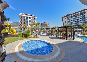 3+1 Penthouse mit separater Küche am Strand in Kestel