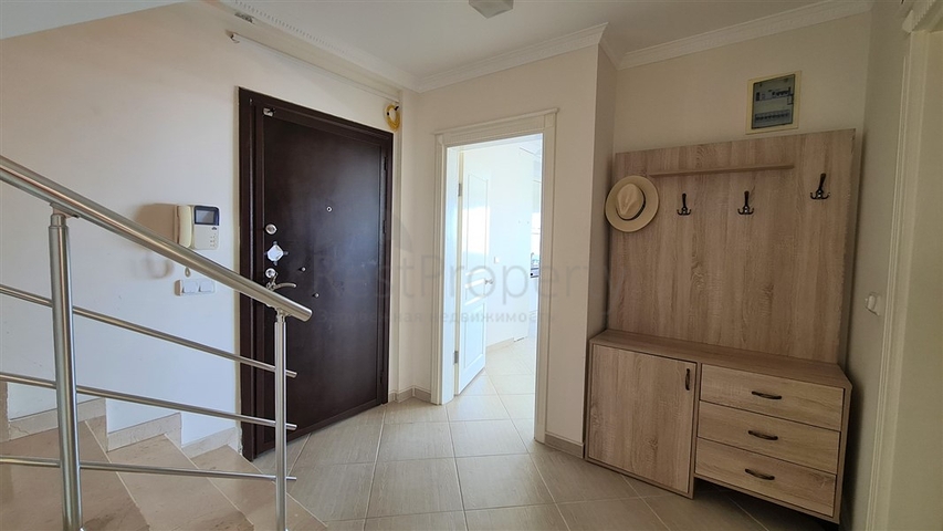 4+1 Penthouse mit Meerblick im Herzen von Alanya