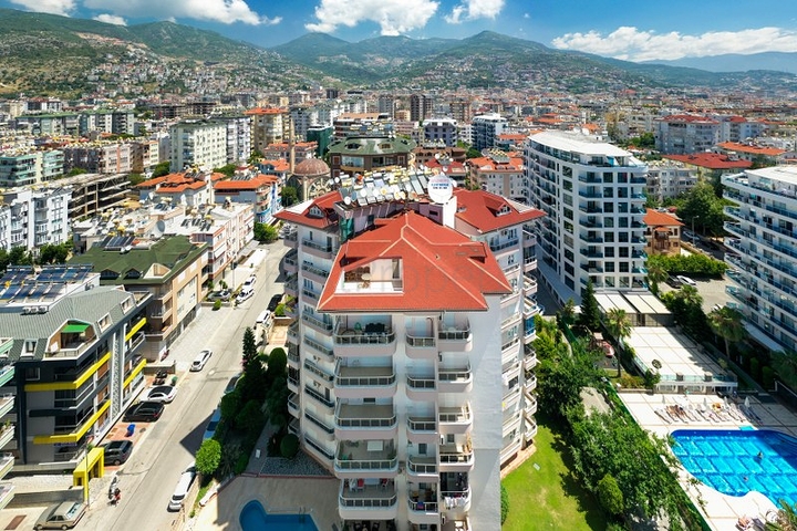 Geräumige 3+1 Wohnung im Herzen von Alanya