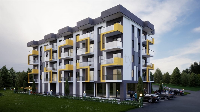 Wohnkomplex während der Bauphase im Stadtteil Kocahasanli