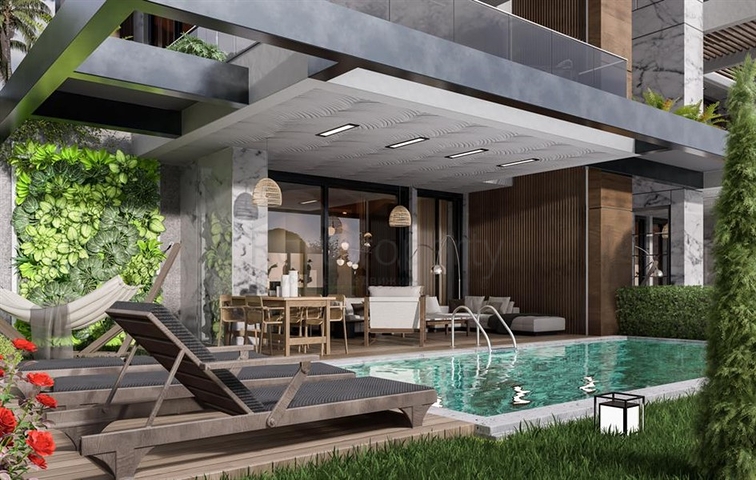 Neues Großprojekt von Villen im Stadtteil Kargicak