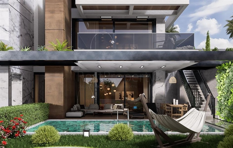 Neues Großprojekt von Villen im Stadtteil Kargicak