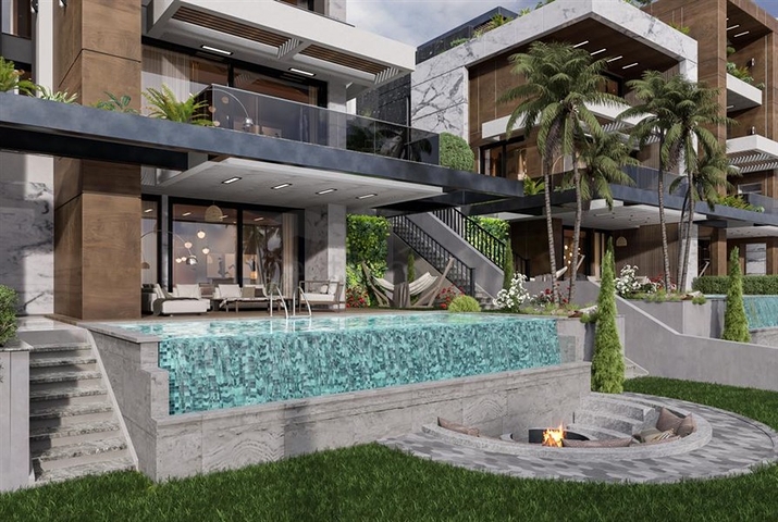 Neues Großprojekt von Villen im Stadtteil Kargicak