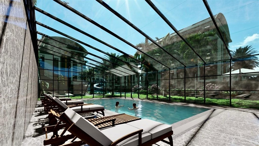 1+1 Wohnung in Gehweite zum Meer im Stadtteil Okurcalar