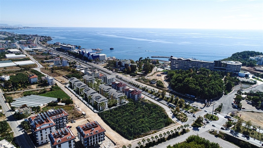 1+1 Wohnung in Gehweite zum Meer im Stadtteil Okurcalar