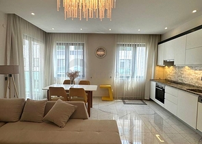 1+1 Wohnung in einer Wohnanlage vom berühmten Entwickler der Türkei