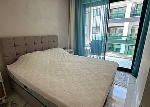 1+1 Wohnung in einer Wohnanlage vom berühmten Entwickler der Türkei