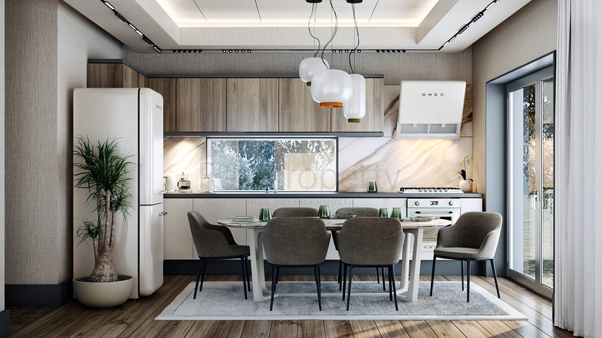 Investitionsprojekt mit herrlichem Blick auf das Meer und die Stadt Bodrum