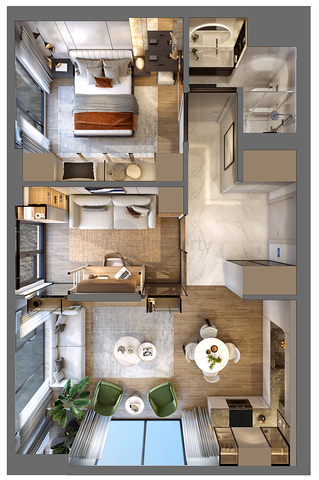 Das Projekt befindet sich mit einer gut ausgebauten Verkehrsanbindung innerhalb der historischen Stadtmauern