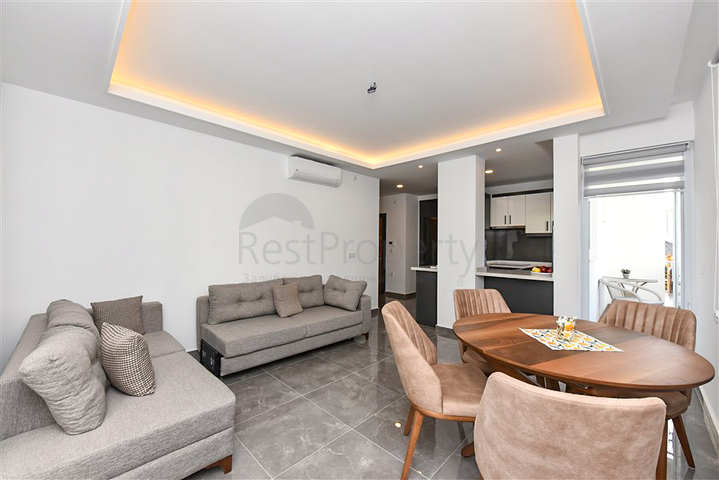 1+1 Wohnung in einem gemütlichen Komplex im Stadtteil Avsallar