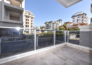 1+1 Wohnung in einem gemütlichen Komplex im Stadtteil Avsallar