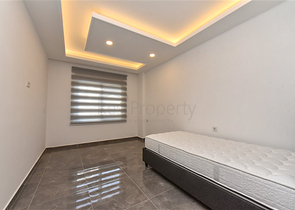 1+1 Wohnung in einem gemütlichen Komplex im Stadtteil Avsallar