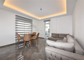 1+1 Wohnung in einem gemütlichen Komplex im Stadtteil Avsallar