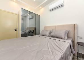 Zweizimmerwohnung mit Zugang zum Garten im Zentrum von Alanya