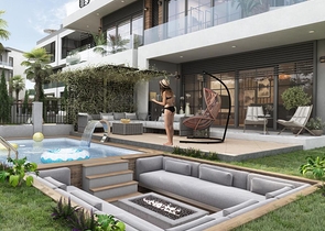 Villa mit 4+2 Grundrissen in der prestigeträchtigen Gegend von Alanya Tepe