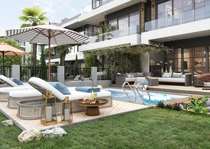 Villa mit 4+2 Grundrissen in der prestigeträchtigen Gegend von Alanya Tepe