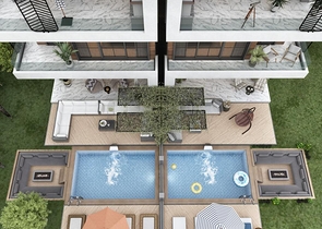 Villa mit 4+2 Grundrissen in der prestigeträchtigen Gegend von Alanya Tepe